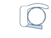 W형 립 스타일 단면도